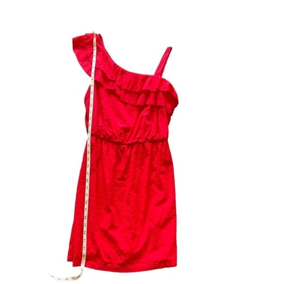 City Triangles Pink Ruffle Shoulder Dress M - Picture 6 of 7